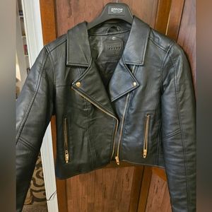 BlankNYC Vegan Leather Moto Style Jacket